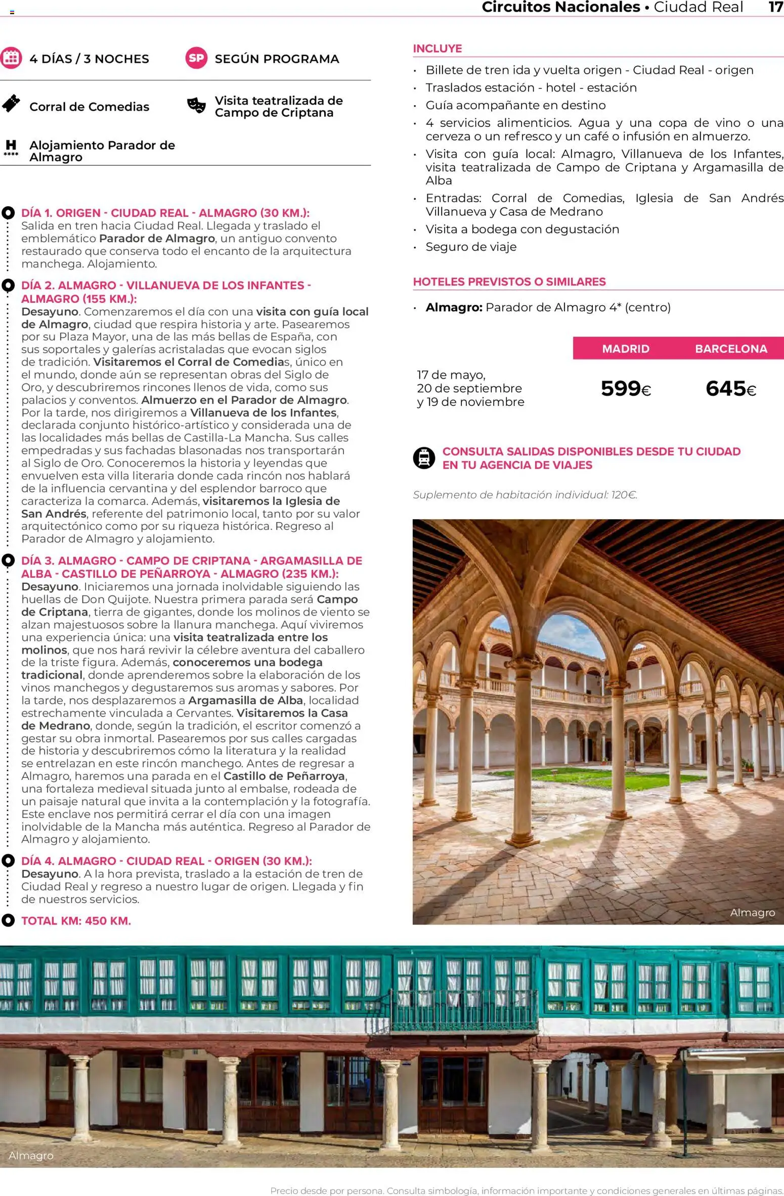 Viajes El Corte Inglés Circuitos exclusivos │ válido desde el 28.03.2026 | Página: 17 | Productos: Café, Vino, Cerveza