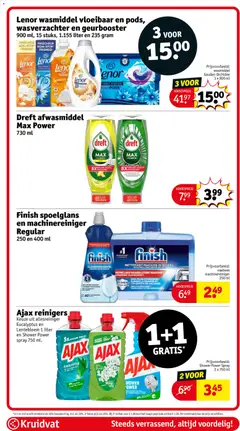 Kruidvat - Folder week 46 - Voorbeeld van een folder van Kruidvat, geldig van 11.11.2025 | Pagina: 113 | Producten: Wasmiddel, Kan, Allesreiniger, Afwasmiddel