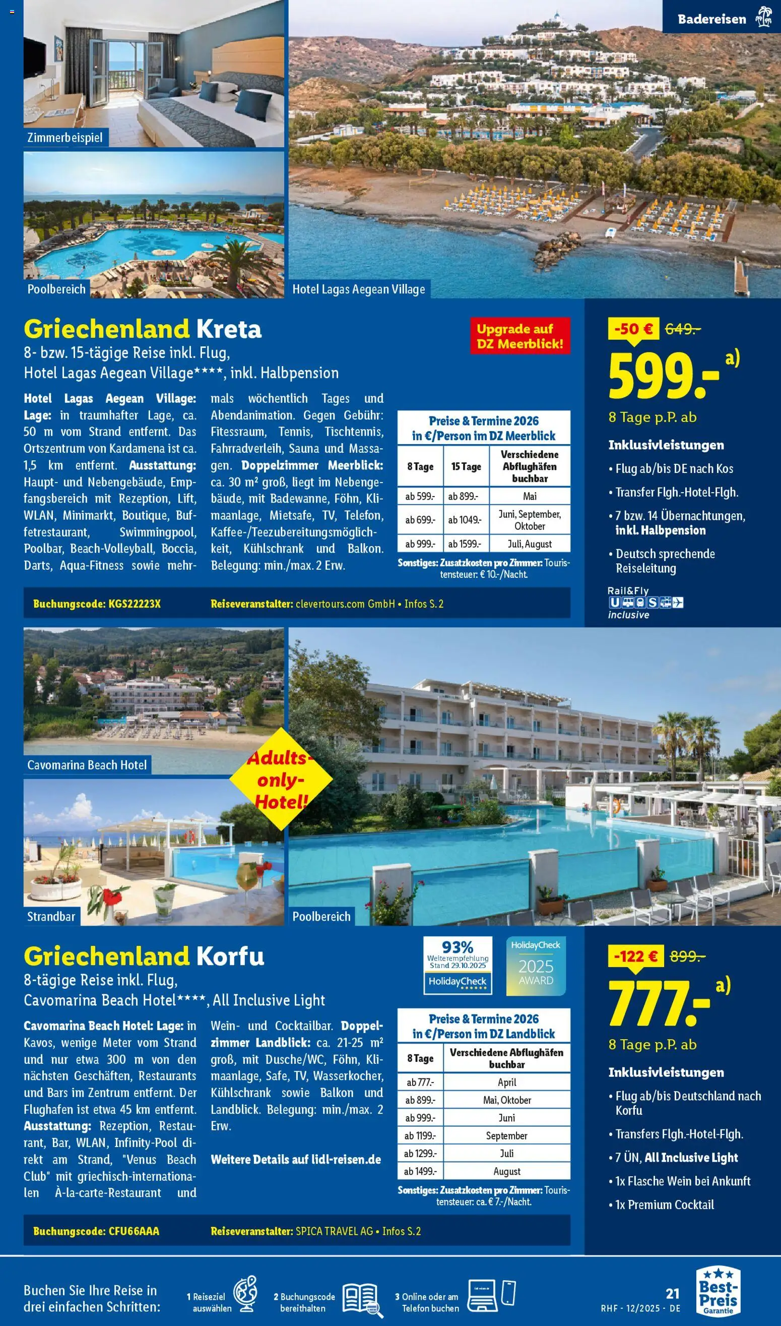 Lidl Reisen Prospekt 	 – gültig ab 28.11.2025 | Seite: 21 | Produkte: Kühlschrank, Wein, Telefon