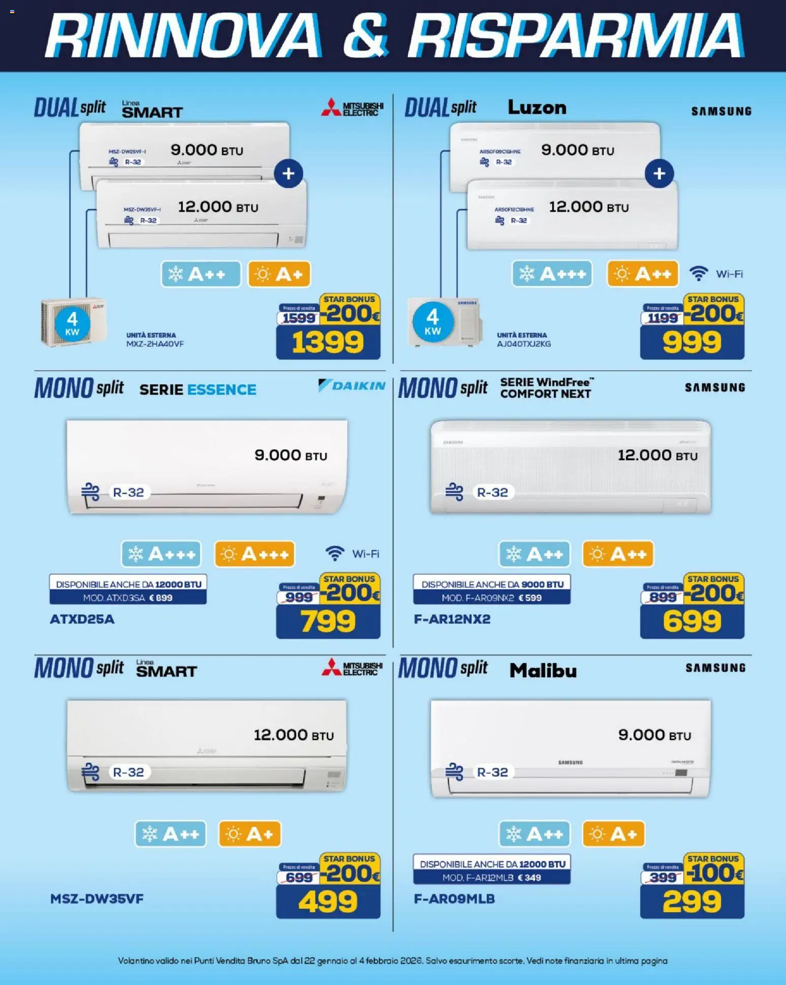 Volantino BRUNO del 22.01.2026 | Pagina: 21 | Prodotti: Samsung