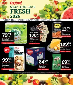 Oxford Freshmarket specials catalogue – valid from 21.01.2026