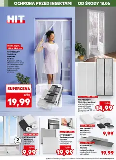 Kaufland gazetka - Mega okazje od 18.06.2025 | Strona: 10 | Produkty: Moskitiera na drzwi