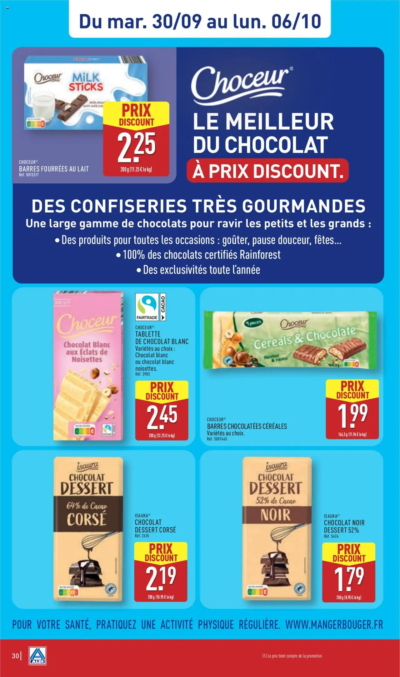  | Page: 32 | Produits: Tablette, Chocolat dessert, Lait, Chocolat