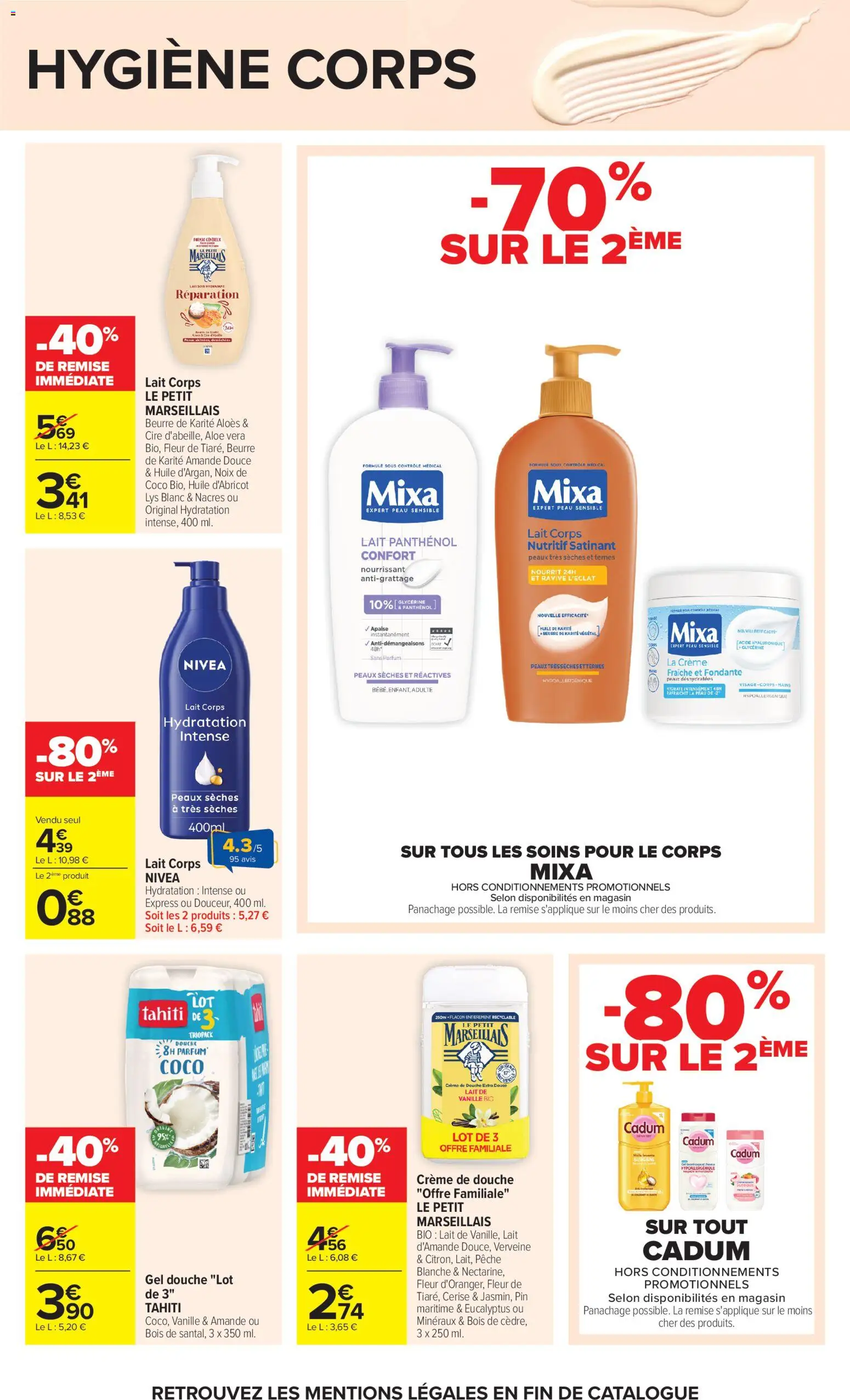 {H1} | Page: 30 | Produits: Nectarine, Lait d'amande, Beurre de karité, Crème