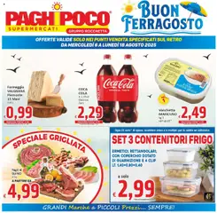 Anteprima del volantino Volantino Paghi Poco	 valido a partire dal 06.08.2025