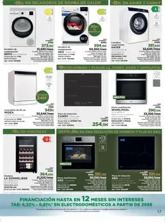 Vista previa El Corte Inglés ofertas válido desde el 29.12.2025 | Página: 17 | Productos: Lavadora, Secadora, Horno, Lavavajillas