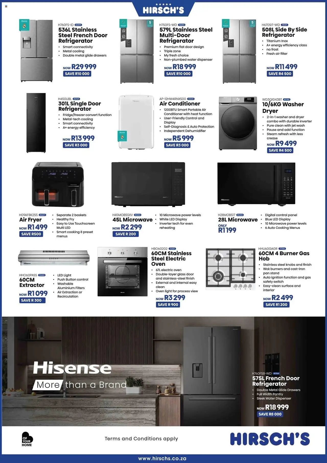 Hirsch's Specials │ valid from 24.06.2025 | Page: 12 | Products: Refrigerator, Air conditioner, Microwave, Air fryer