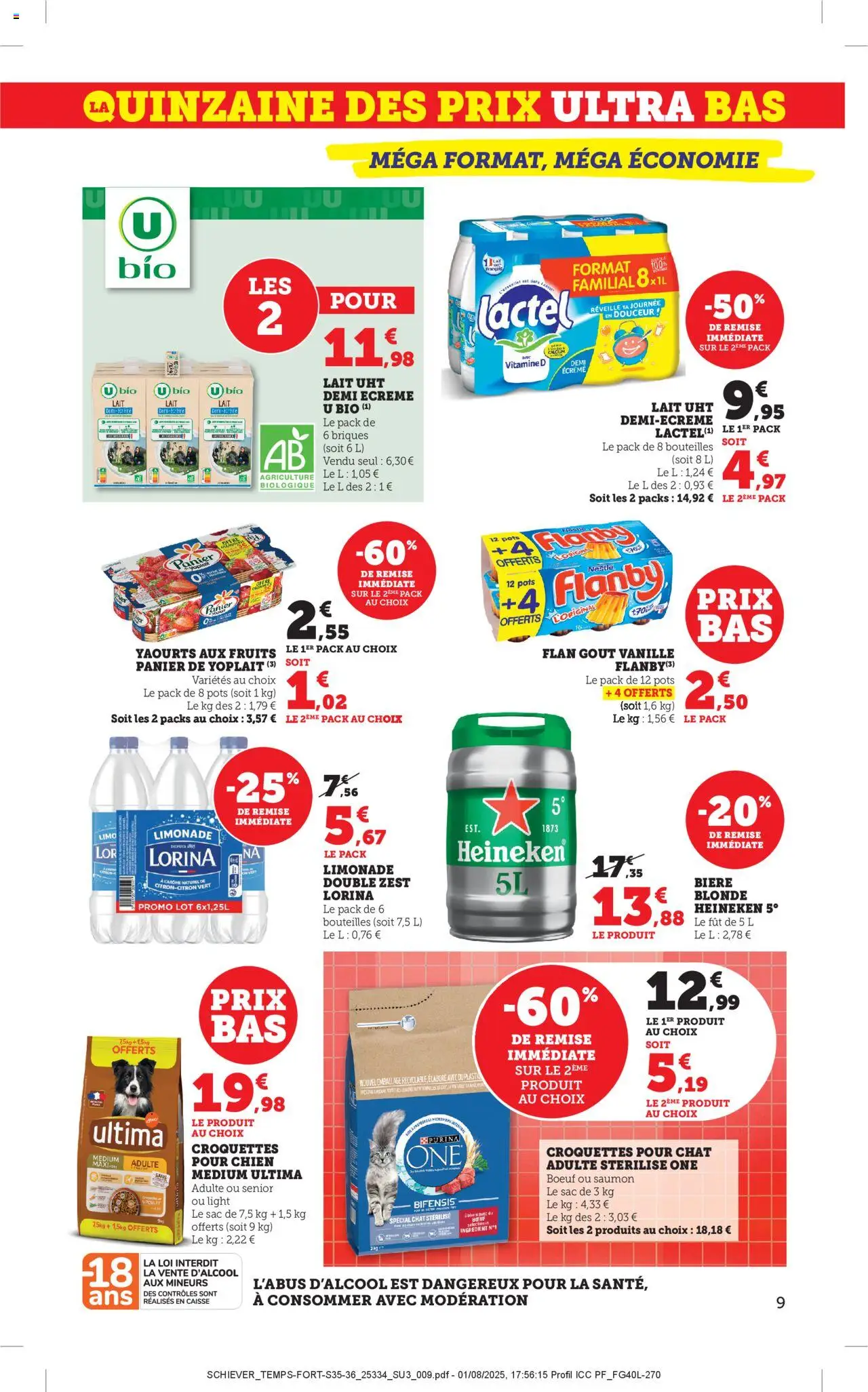  | Page: 9 | Produits: Limonade, Panier, Bière, Heineken