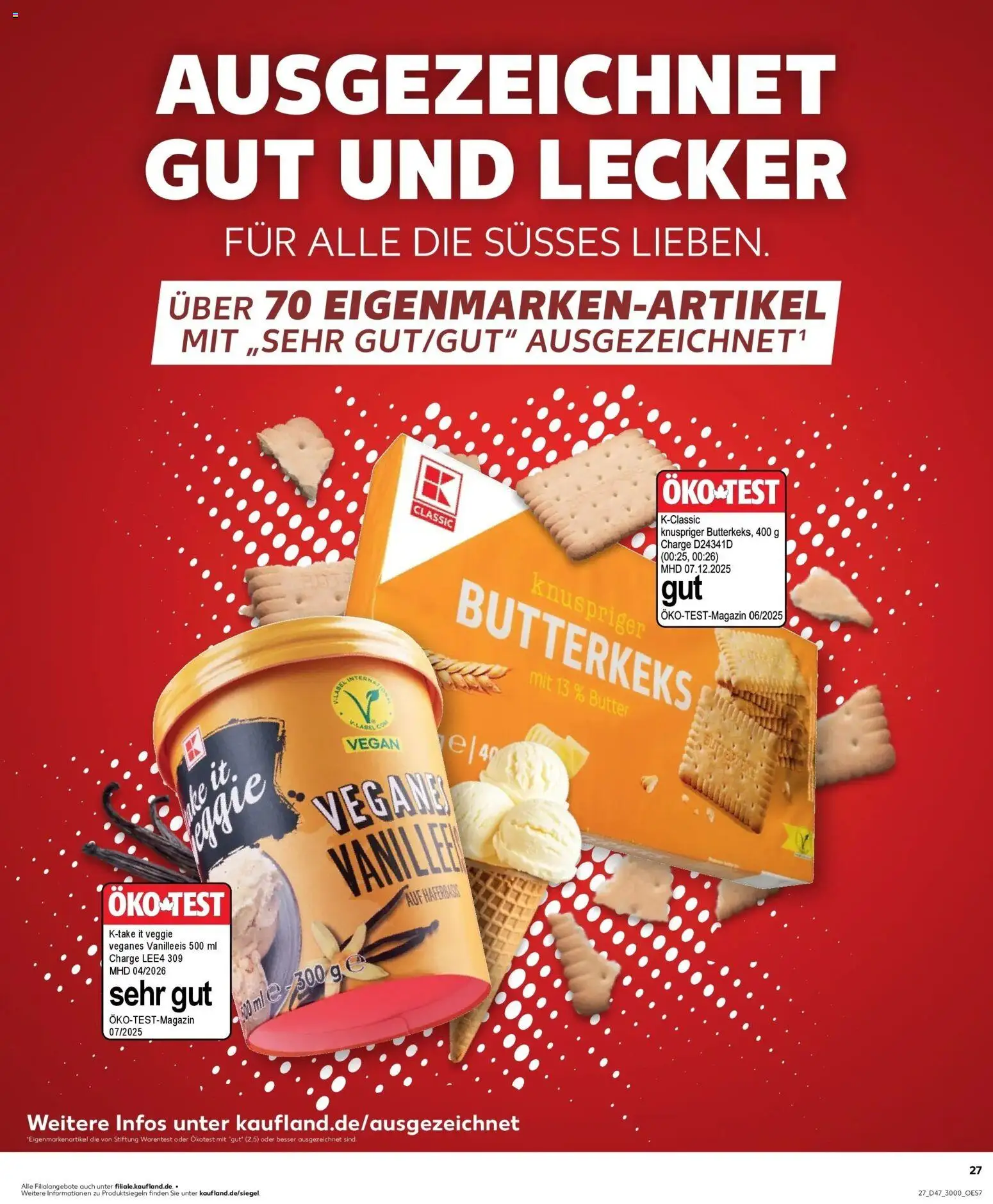 Kaufland prospekt Michelstadt	 – gültig ab 20.11.2025 | Seite: 27 | Produkte: Butter