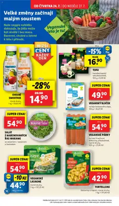 Lidl leták od 24.07.2025 | Strana: 16 | Produkty: Vegan, Salát, Apple, Smoothie