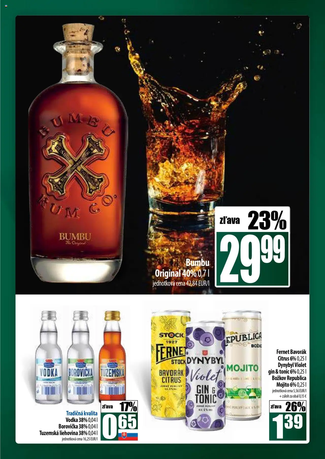 COOP Jednota široká ponuka │ platný od 14.08.2025 | Strana: 55 | Produkty: Božkov, Republica, Vodka, Fernet