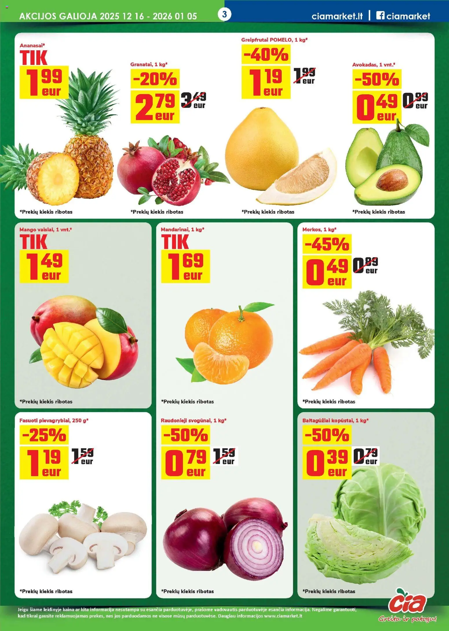 ČIA MARKET akcijos nuo 16.12.2025 | Puslapis: 3
