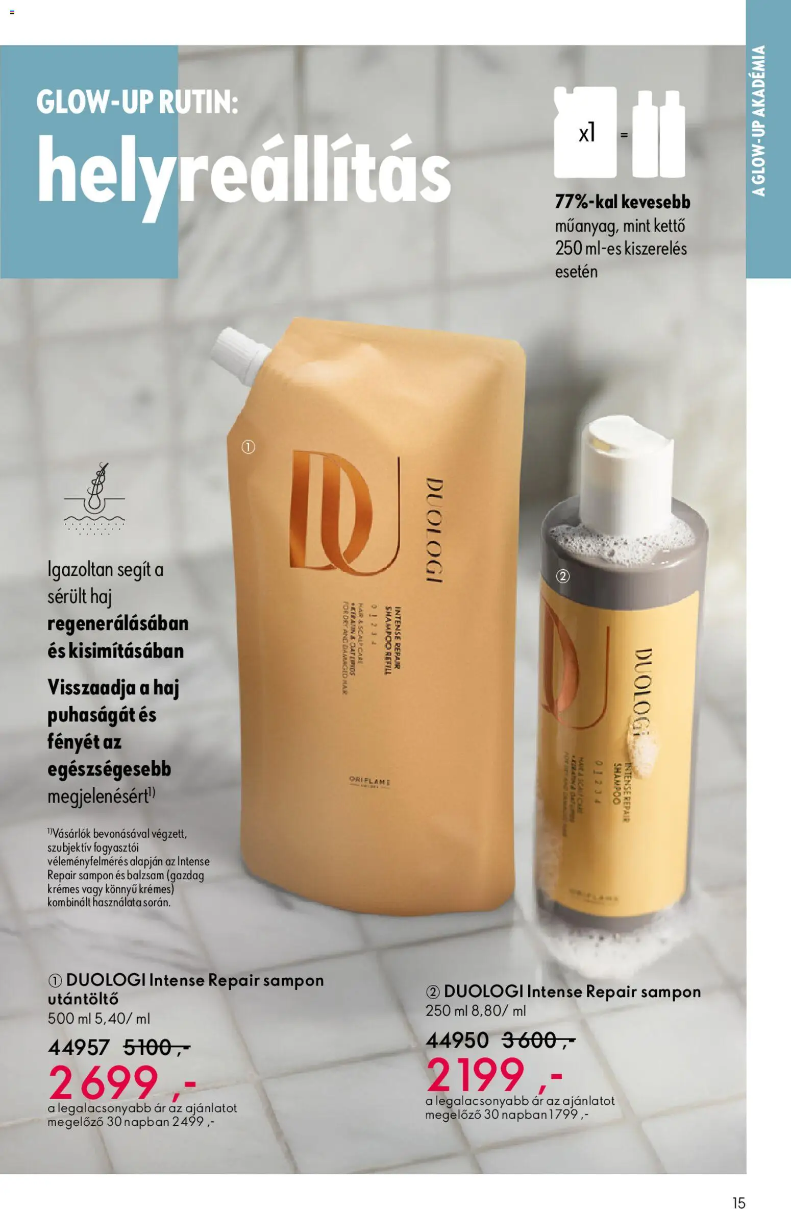 Oriflame akciós ujság - amely érvényes a következő dátumtól: 24.12.2025 | Oldal: 15 | Termékek: Sampon