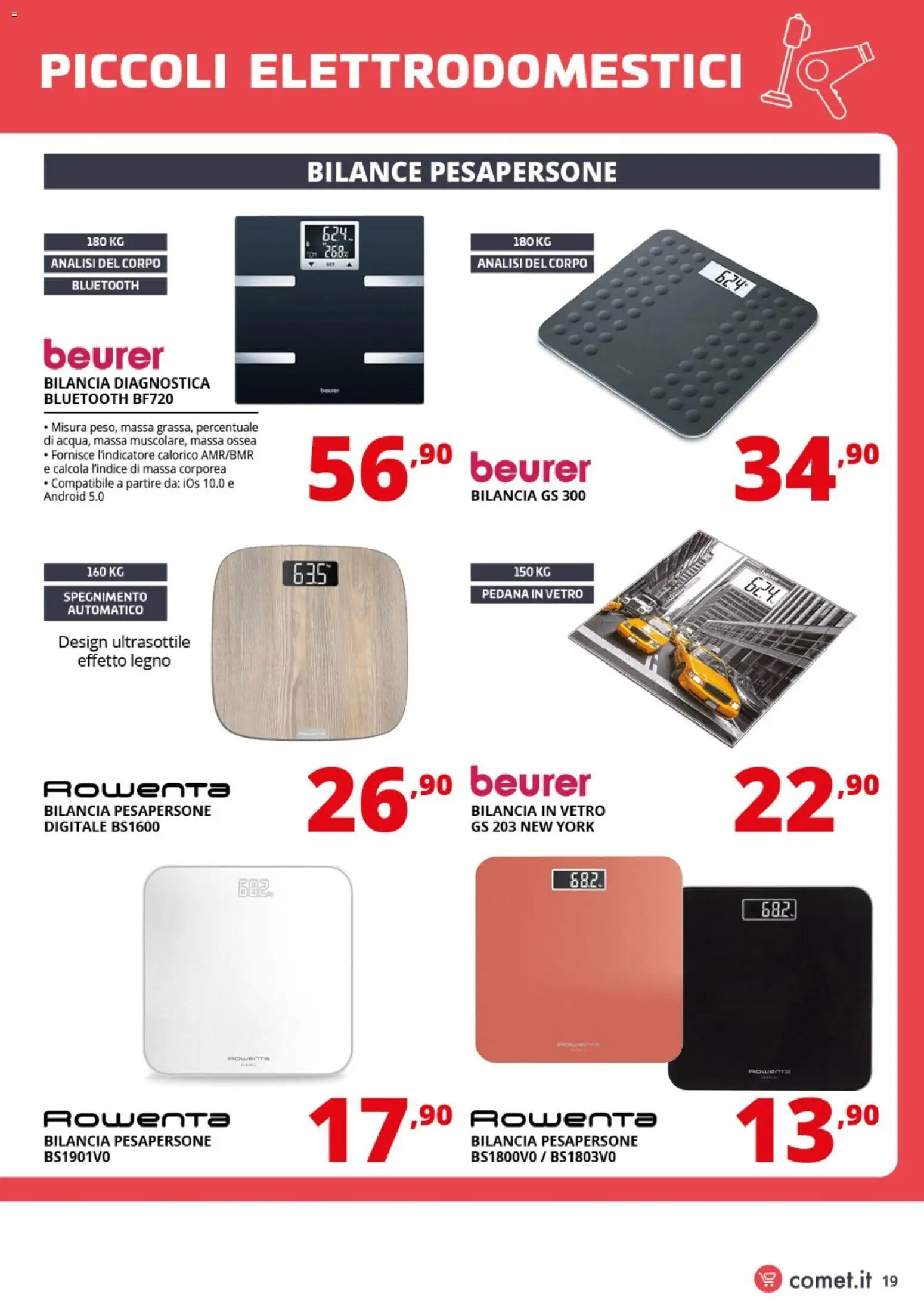 Volantino Comet del 20.03.2026 | Pagina: 19 | Prodotti: Bilancia