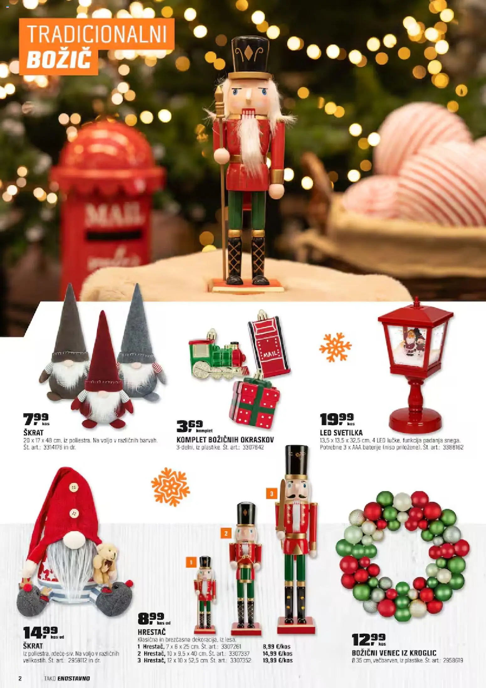 Novi OBI katalog ponudbe – veljaven od 10.11.2025 | Stran: 2 | Izdelki: Led svetilka, Baterije, Kos, Svetilka