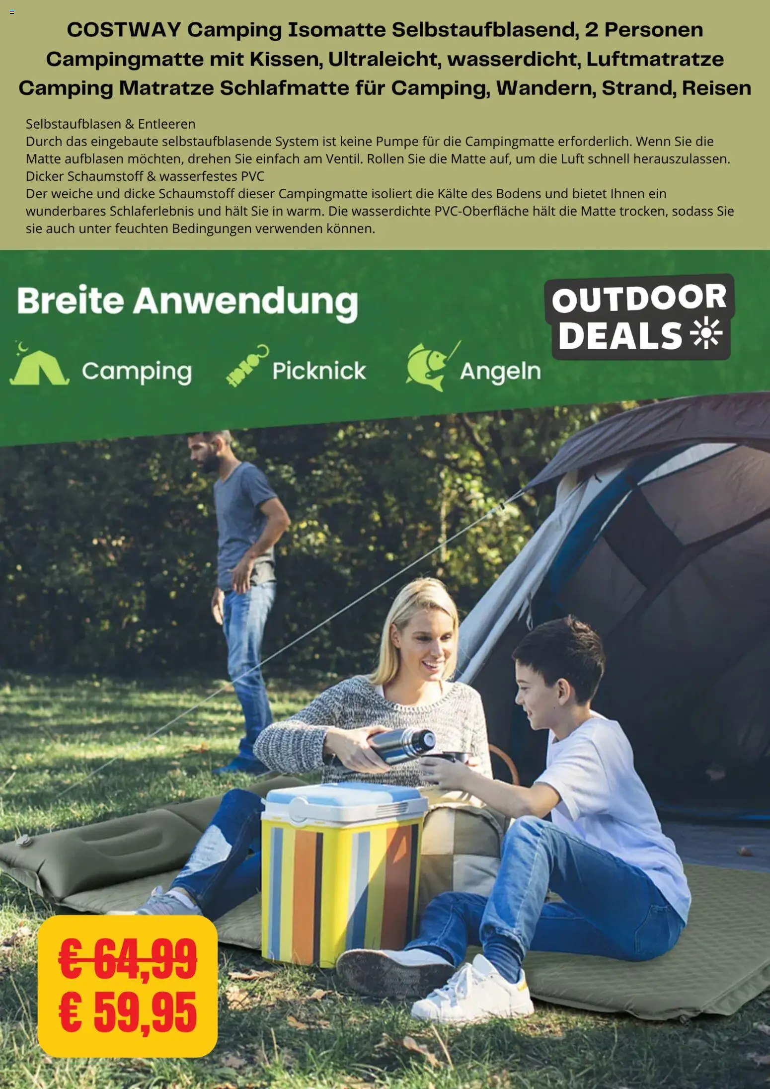 Kaufland Flugblatt gültig ab 23.04.2026 | Seite: 6 | Produkte: Matratze