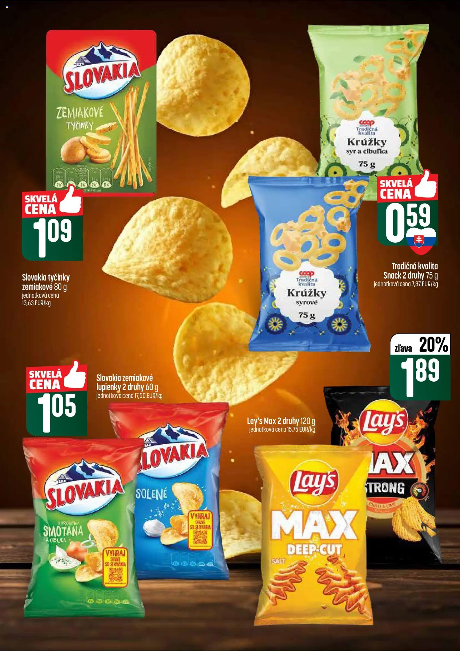 Nové COOP Jednota akcie – leták je platný od 16.04.2026 | Strana: 44 | Produkty: Syr, Smotana, Cibuľa