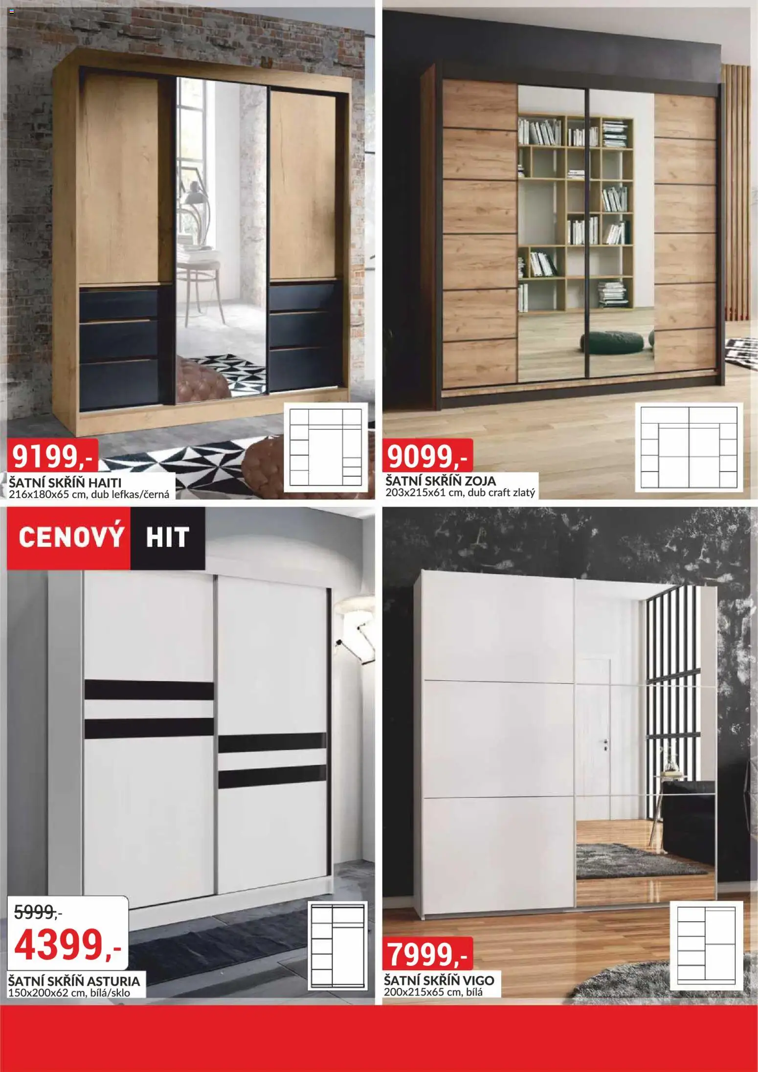 BAUMAX leták - Zařiďte si bydlení podle sebe od 01.03.2026 | Strana: 52 | Produkty: Šatní skříň, Skříň