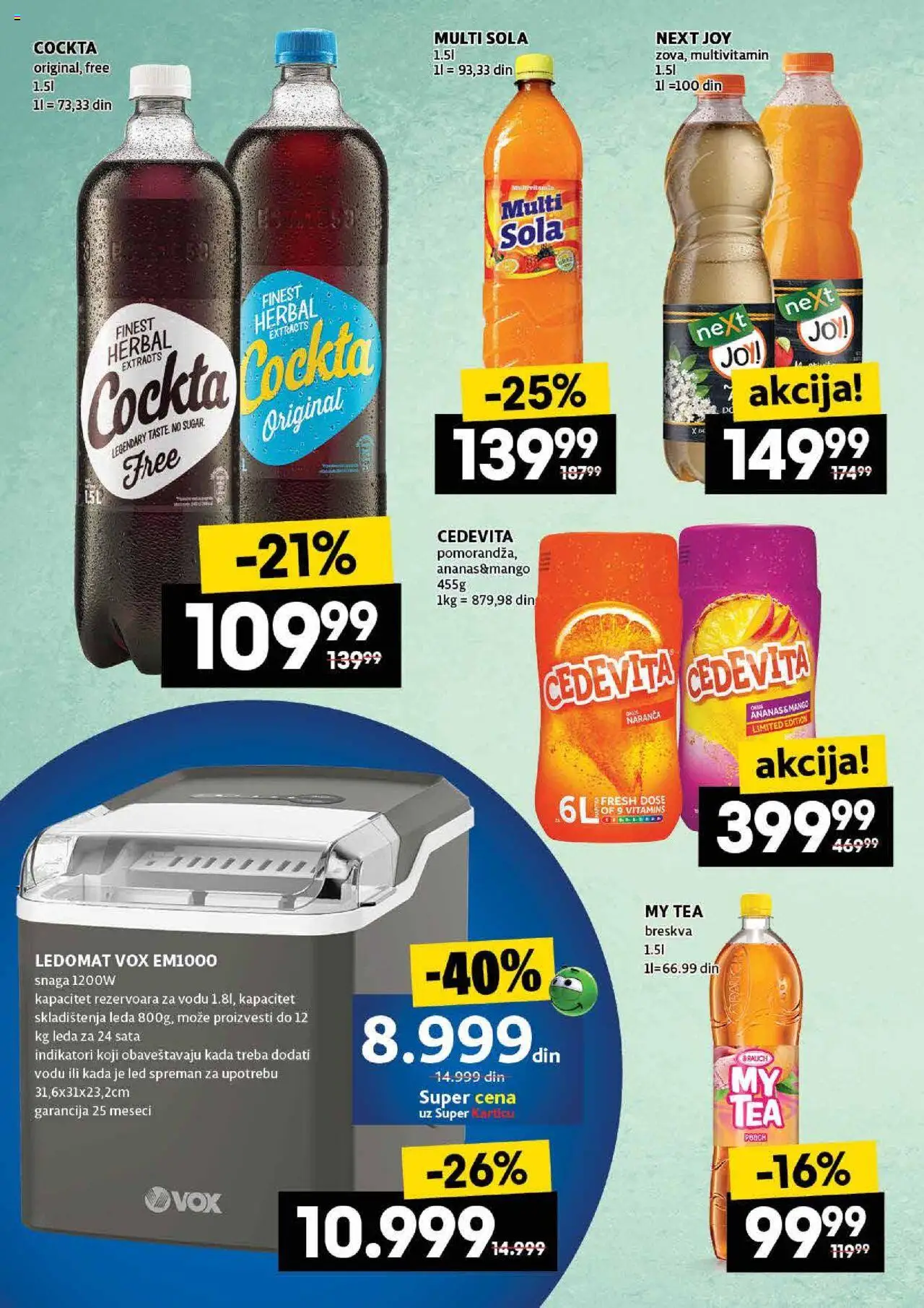 Idea katalog - važi od 07.08.2025 | Strana: 38 | Proizvode: Mango, Cedevita, Breskva