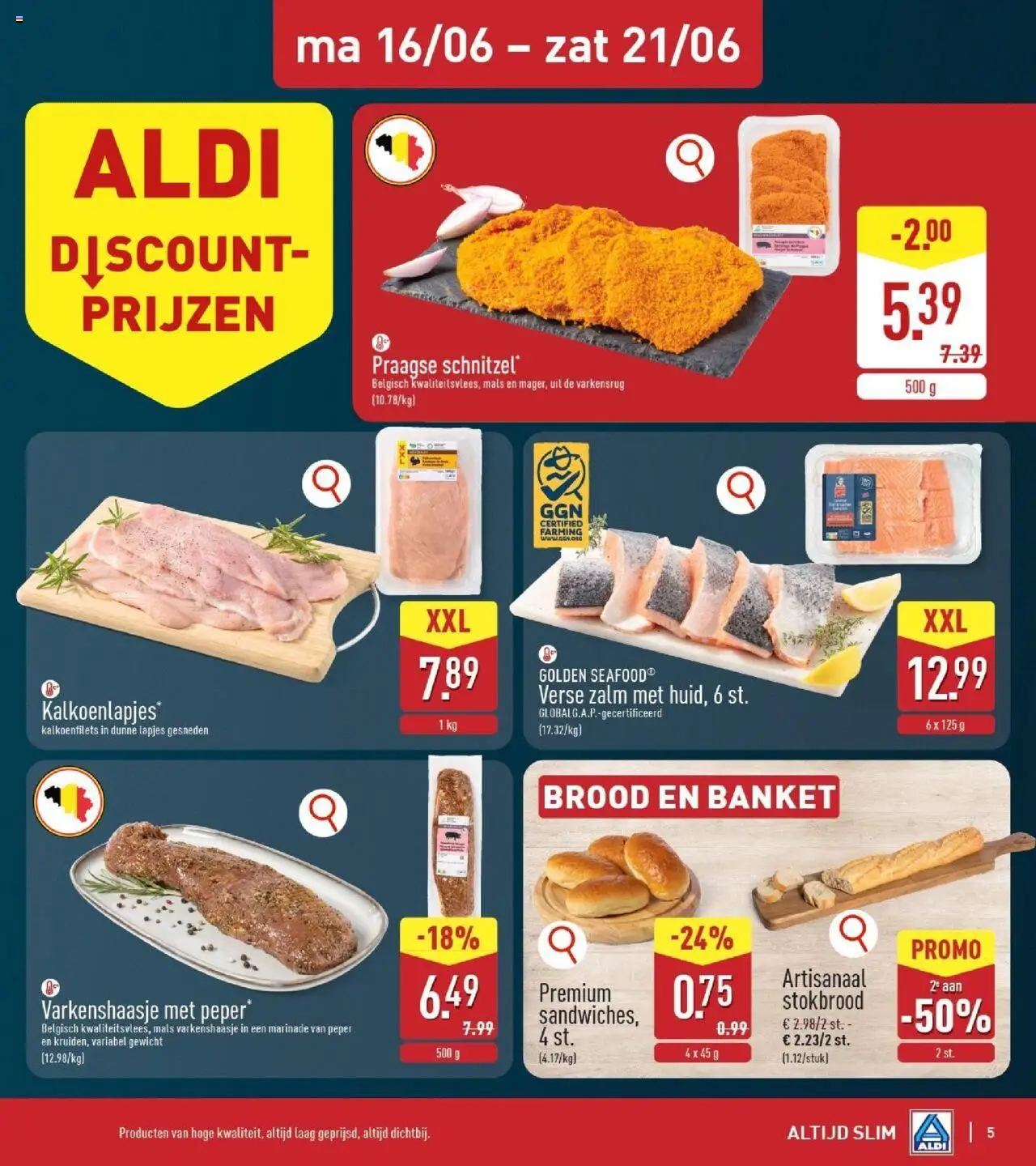  | Pagina: 5 | Producten: Zalm, Stokbrood, Gewicht, Peper