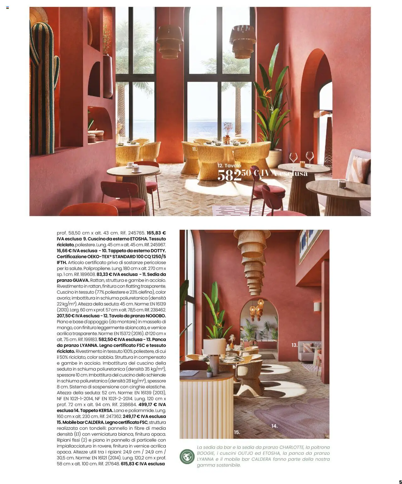 Volantino Maisons du Monde del 14.04.2025 | Pagina: 5 | Prodotti: Mobile, Cuscino, Poltrona, Sedia