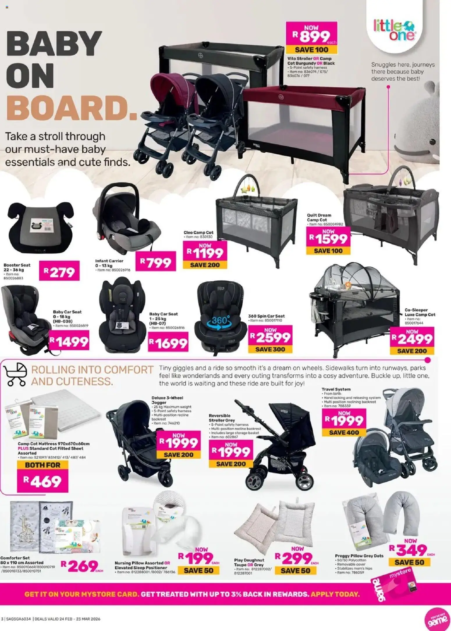 Game - Baby's World valid from 24.02.2026 | Page: 3 | Products: Weight, Game, Pillow, Basket