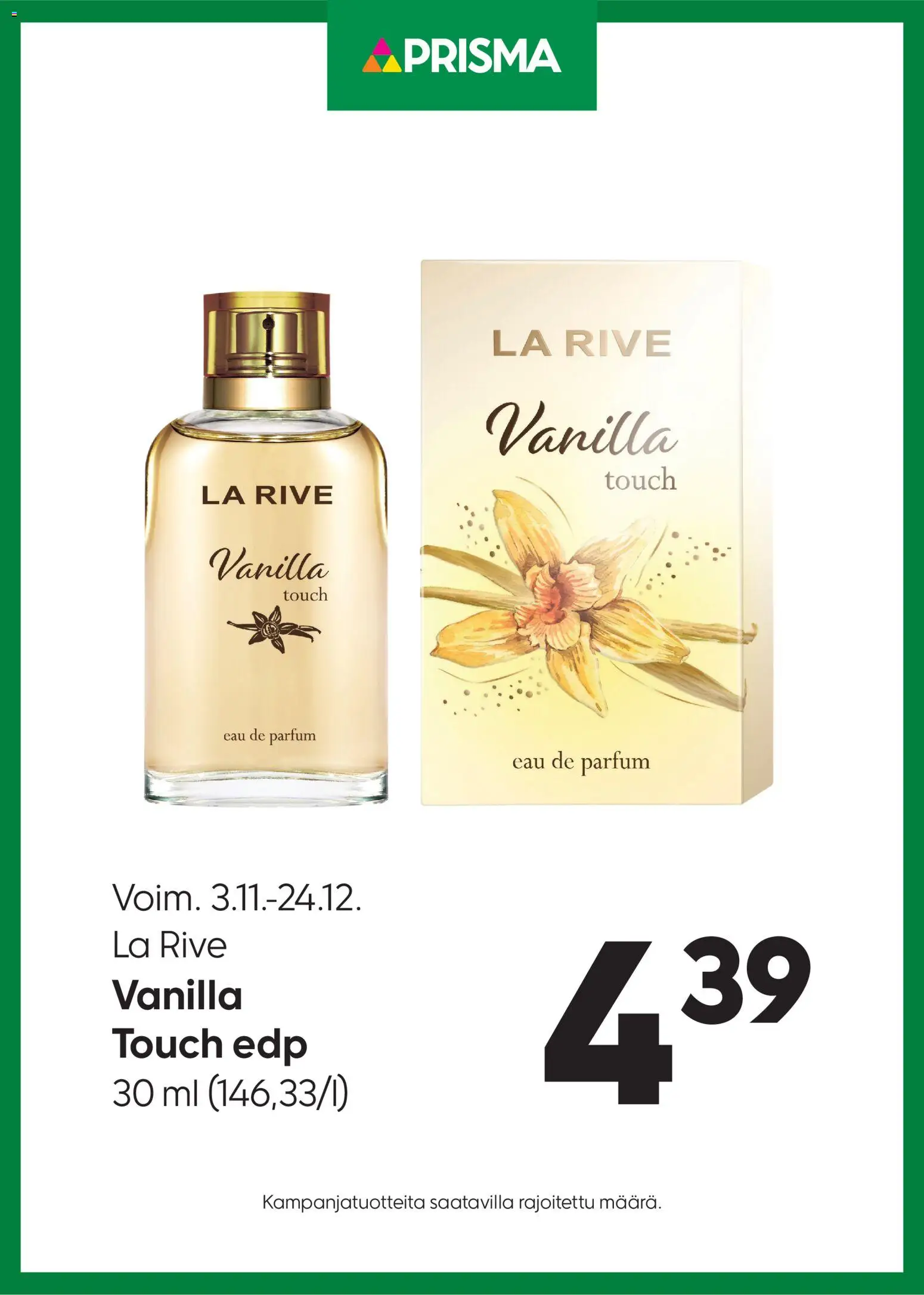 Prisma tarjoukset La Rive – voimassa 03.11.2025 alkaen | Sivu: 1