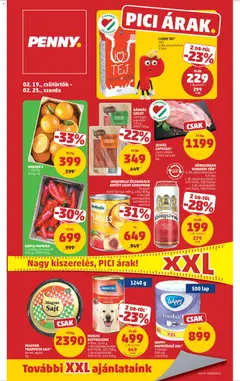 PENNY Akciós újság - amely érvényes a következő dátumtól: 19.02.2026
