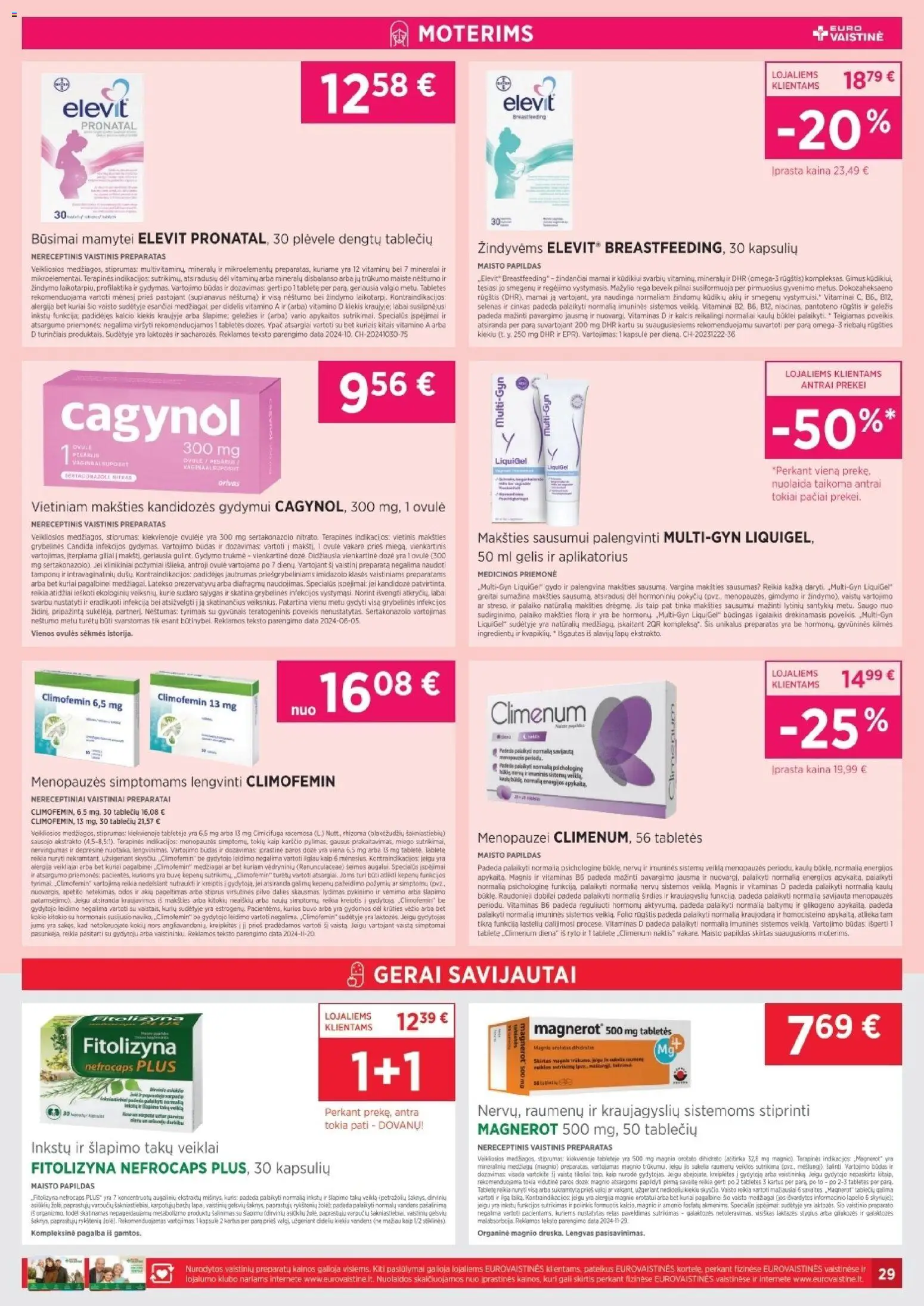 EUROVAISTINĖ akcijos nuo 01.01.2026 | Puslapis: 29