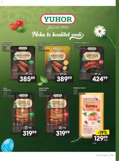 Roda katalog Prolećni magazin - pregled Roda kataloga - važi od 09.04.2026 | Strana: 63 | Proizvode: Šunka, Kobasica