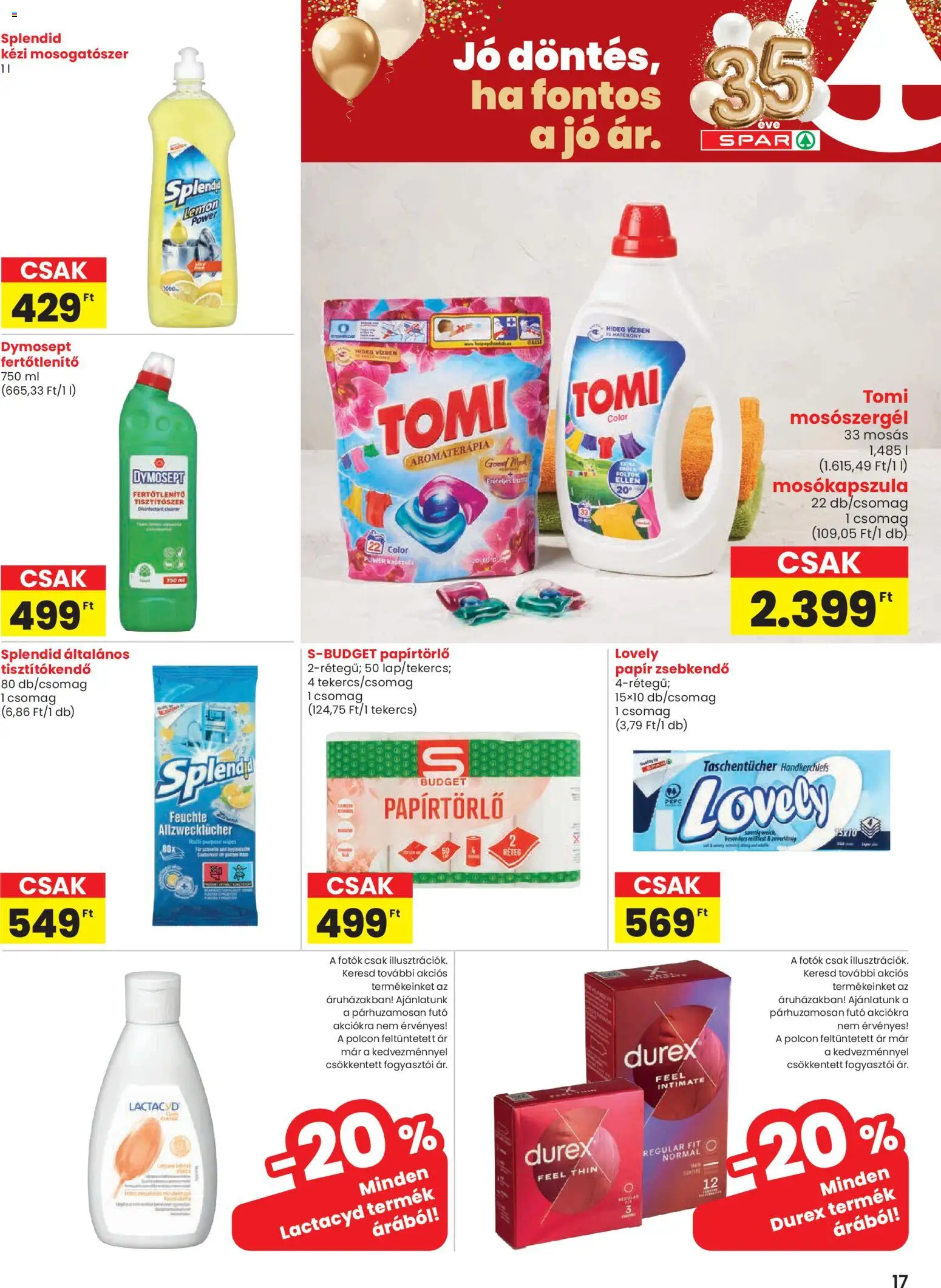 Spar akciós ujság - amely érvényes a következő dátumtól: 12.02.2026 | Oldal: 17