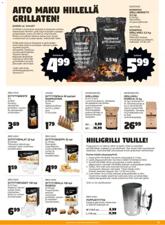 Tokmanni-mainoslehti voimassa 02.04.2026 alkaen | Sivu: 23 | Tuotteet: Grilli, Briketit, Sytytysneste, Hiiligrilli