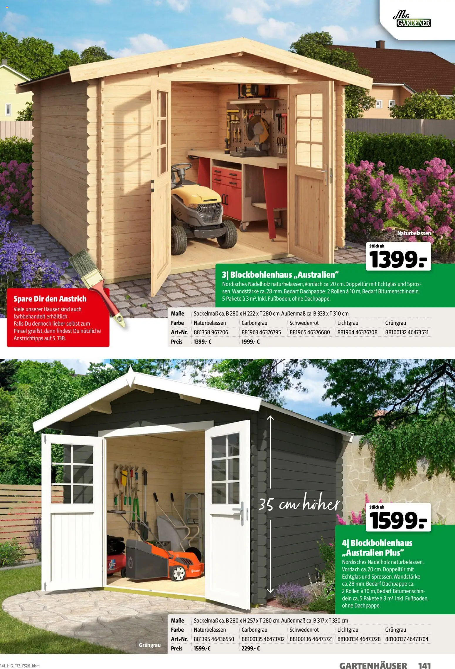 Hagebau Gartengestaltungsortiment – gültig ab 02.03.2026 | Seite: 141 | Produkte: Pinsel