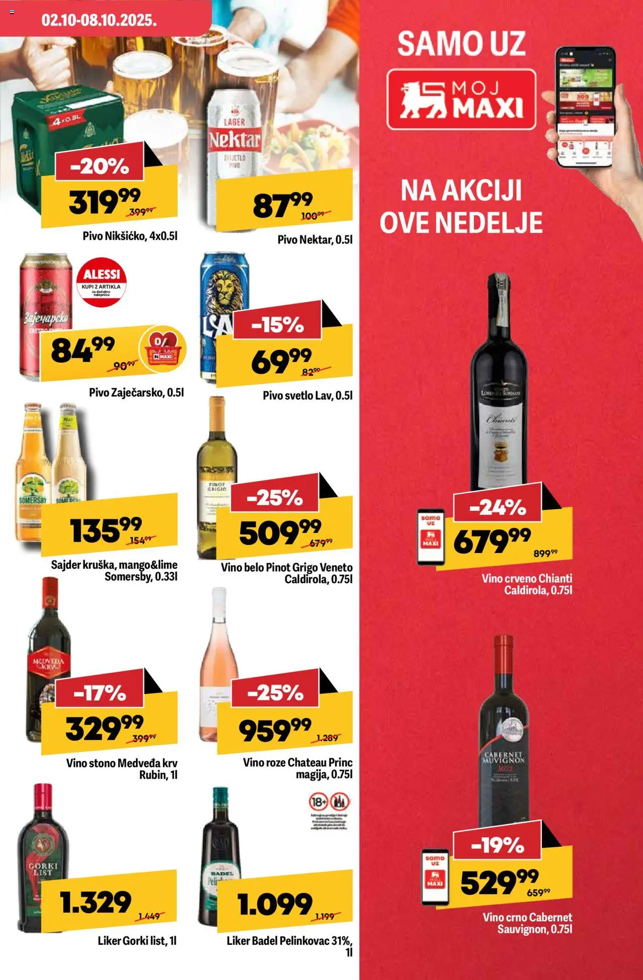 Maxi katalog - važi od 02.10.2025 | Strana: 15 | Proizvode: Liker, Nektar, Somersby, Pivo