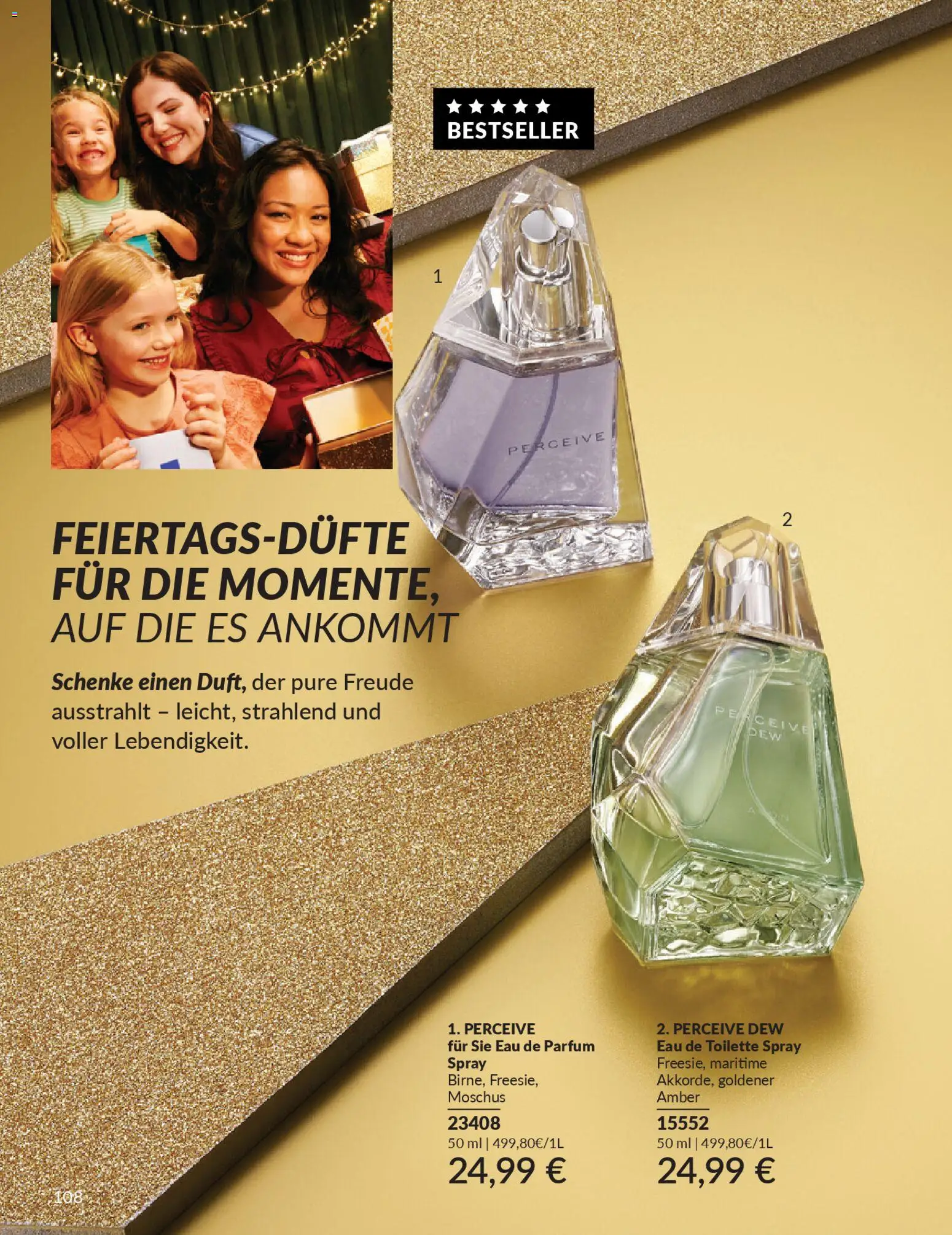 AVON Katalog Dezember 2025 – gültig ab 01.12.2025 | Seite: 110 | Produkte: Toilette, Parfüm, Eau de Toilette, Eau de Parfum