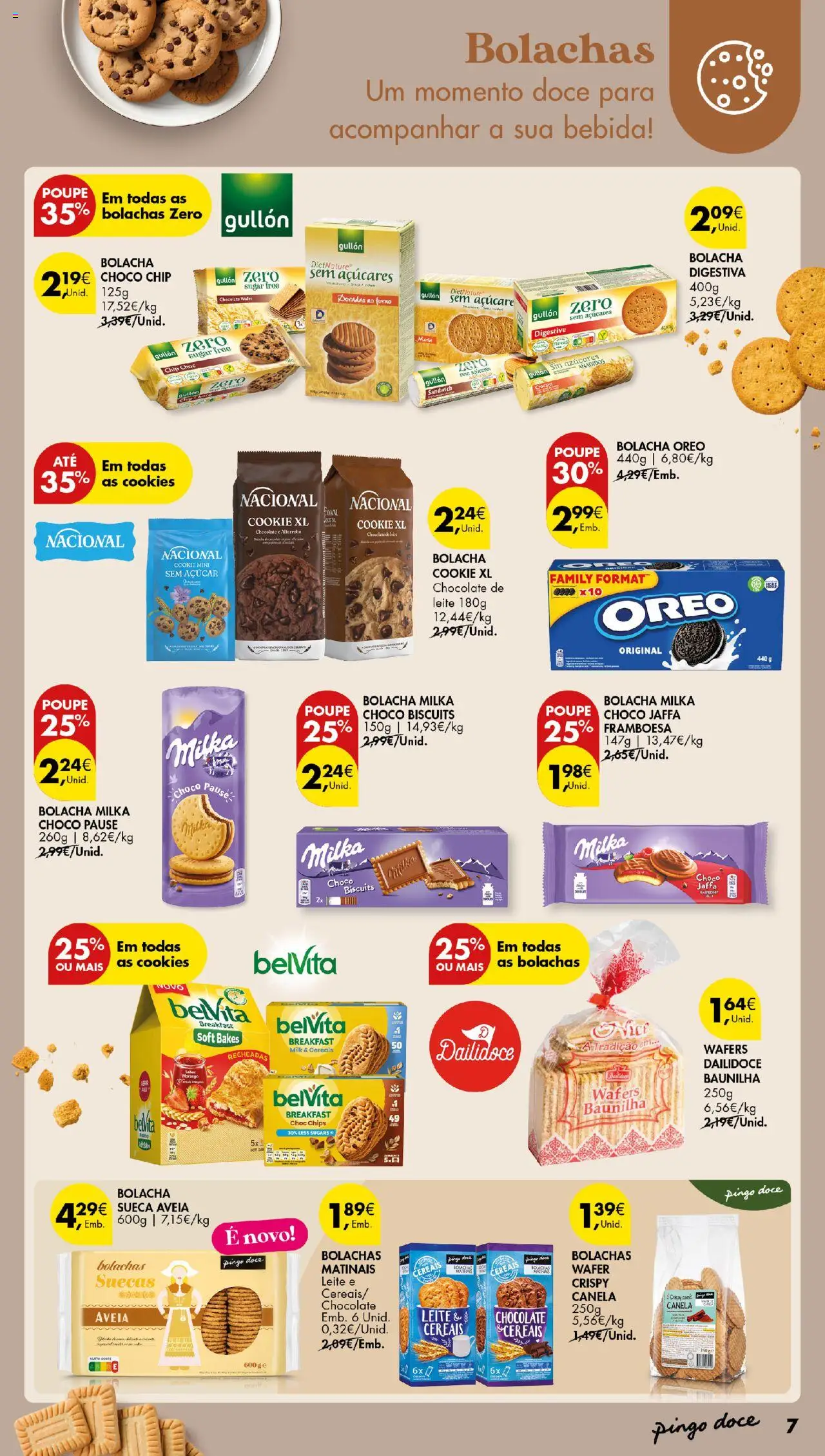 Pingo Doce - De Bebidas Quentes Açores │ válido de 16.10.2025 | Página: 7 | Produtos: Aveia, Forno, Leite, Açúcar