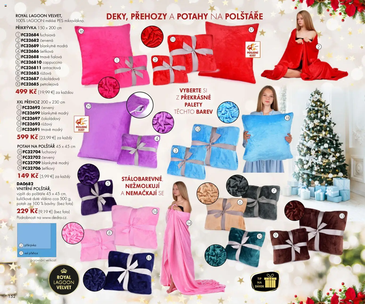 Nové Dedra akcie – leták je platný od 01.11.2025 | Strana: 52 | Produkty: Prikrývka, Poťahy