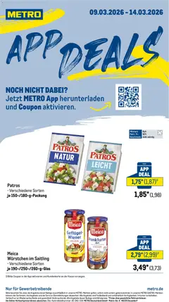 Metro App Deals ab 09.03.2026 gültig