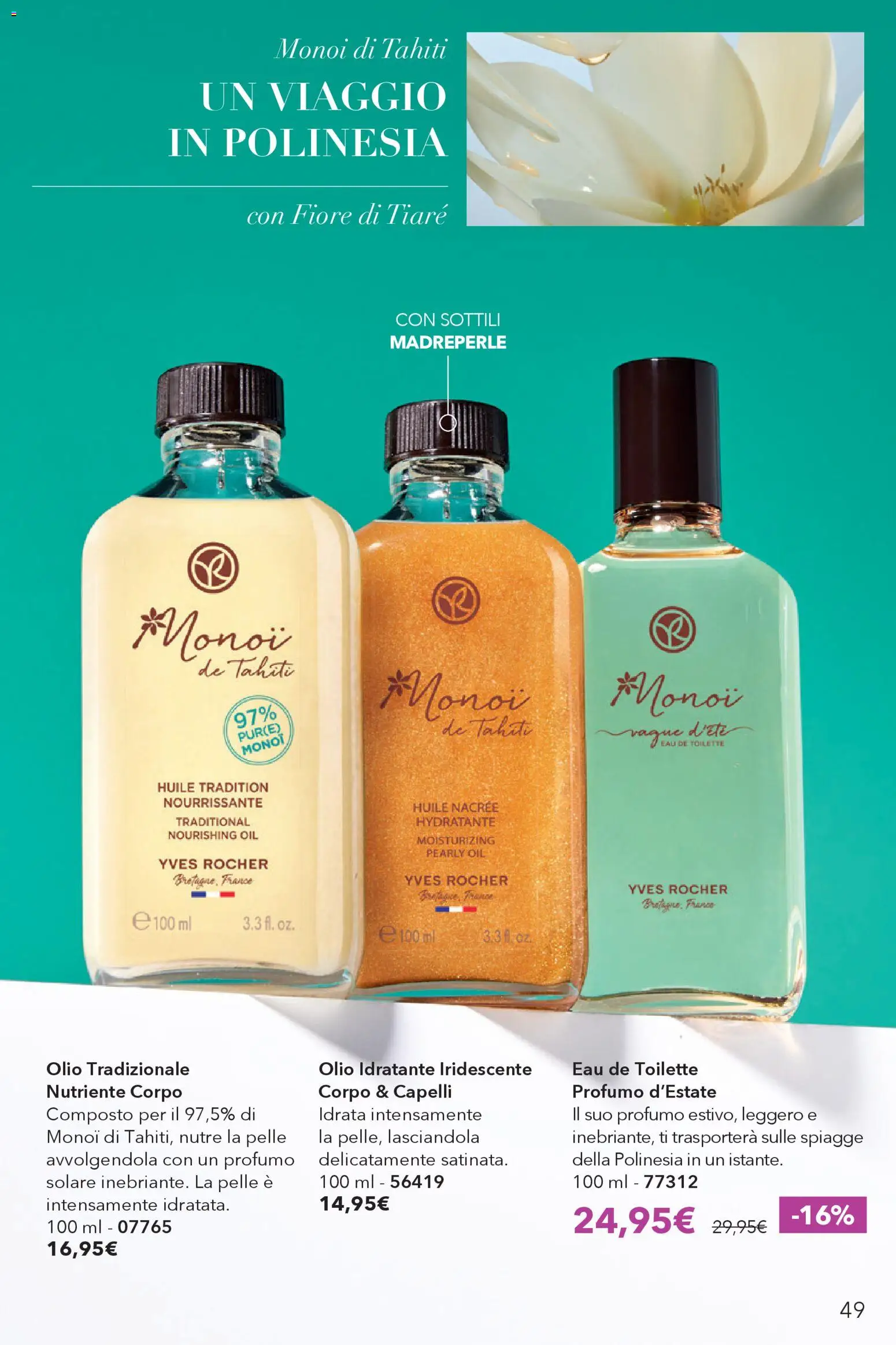 Volantino Yves Rocher del 02.04.2026 | Pagina: 49 | Prodotti: Olio, Profumo