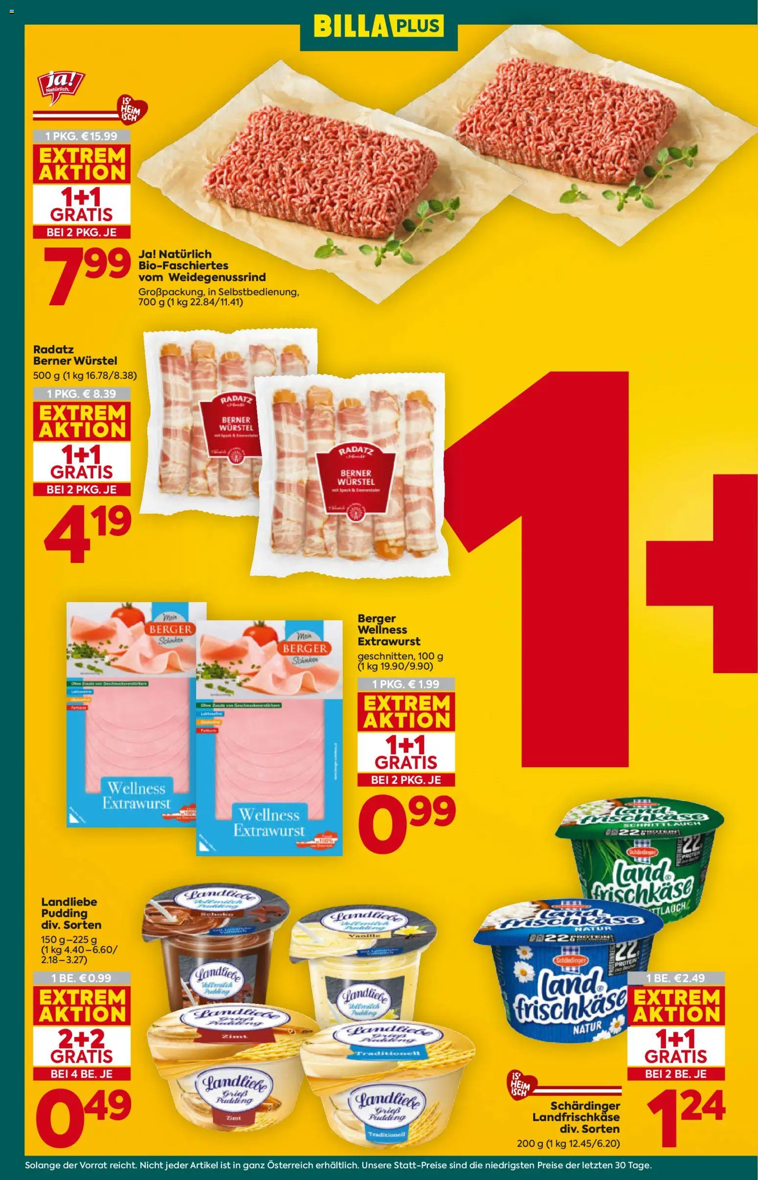 Billa Plus Flugblatt gültig ab 08.01.2026 | Seite: 4 | Produkte: Schinken