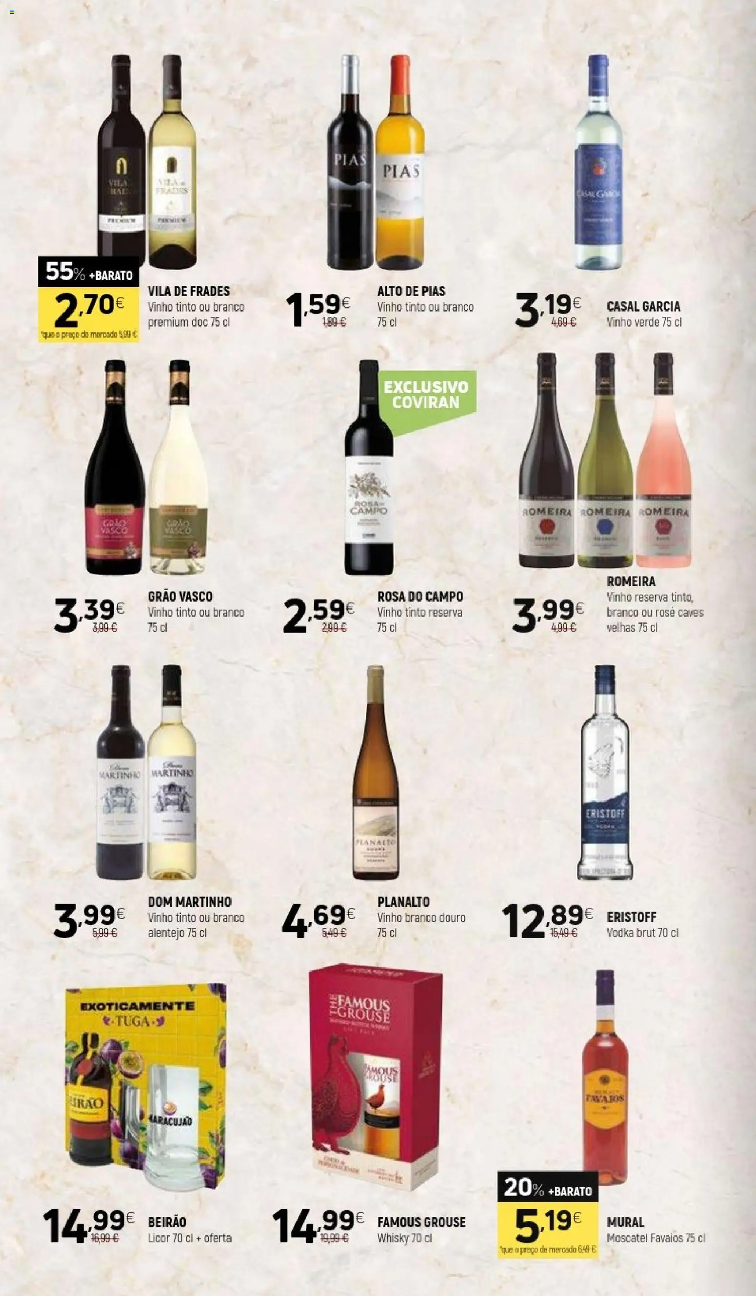 Coviran folheto │ válido de 07.04.2026 | Página: 16 | Produtos: Whisky, Licor, Vinho, Vinho tinto