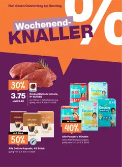 Alle Pampers Windeln, (ohne Mehrfachpackungen), gültig vom 2.4. bis 5.4.2026 ab 02.04.2026 gültig | Seite: 24