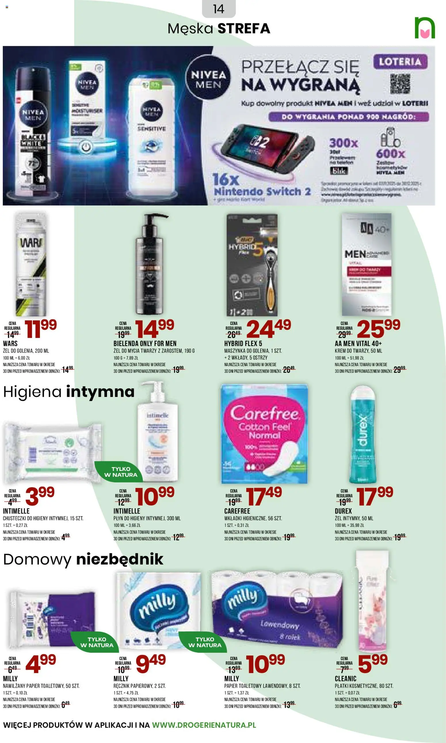 Drogerie Natura Black Friday od 10.11.2025 | Strona: 14 | Produkty: Papier toaletowy, Płatki, Krem