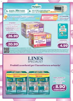 Volantino Acqua e Sapone del 20.07.2025 | Pagina: 12 | Prodotti: Pannolini, Acqua, Pampers, Macinato