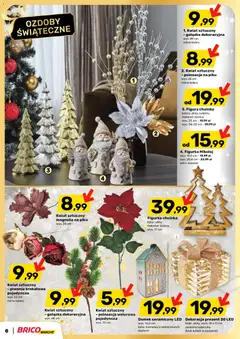 Pogląd oferty "Brico Marché Gazetka" - ważna od 19.11.2025 | Strona: 6 | Produkty: Choinka, Ozdoby świąteczne