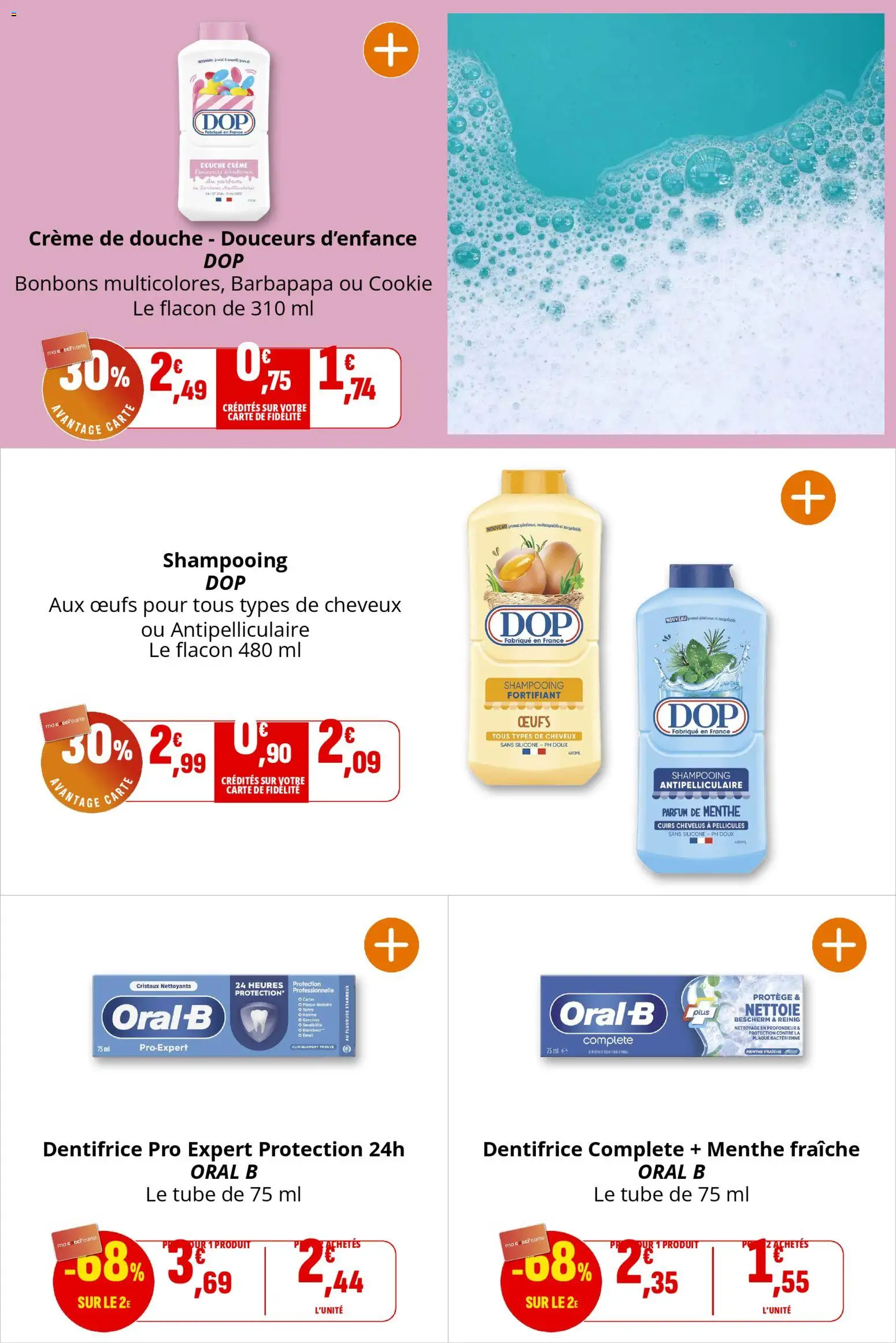 {H1} | Page: 40 | Produits: Menthe, Parfum, Shampooing, Douche