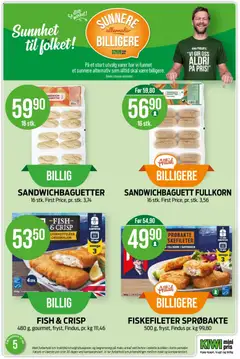 Forhåndsvisning av Kiwi kundeavis gyldig fra 26.01.2026 | Side: 3 | Produkter: Kiwi, Airfryer, Постільна білизна, Коньяк