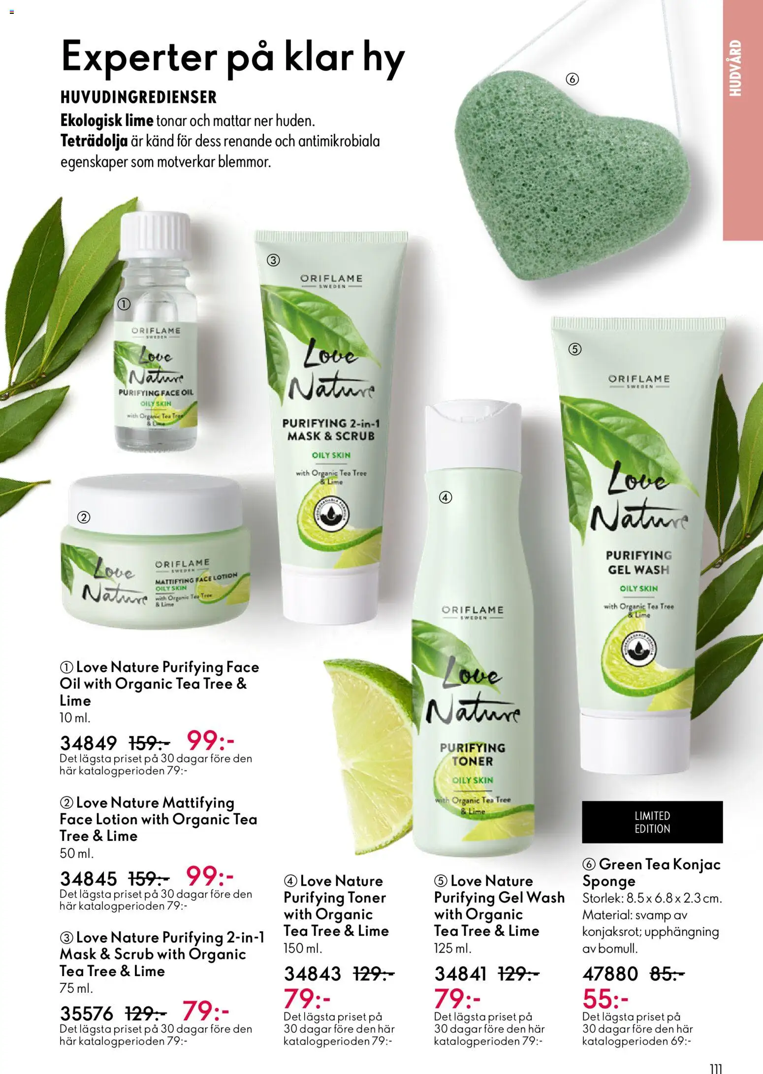 Oriflame reklamblad aktuell från 28.01.2026 | Sida: 111 | Produkter: Svamp, Mask, Lime