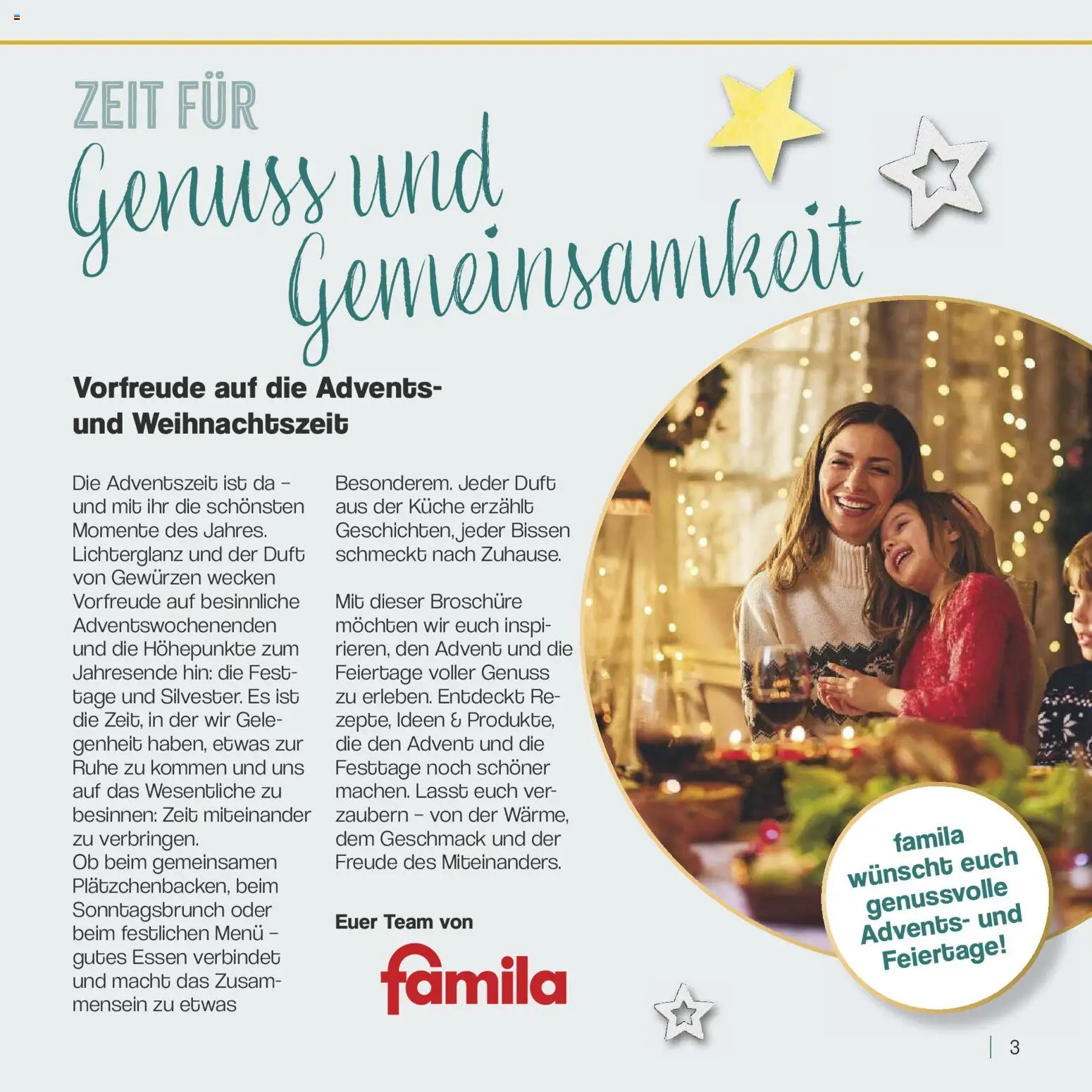 Famila Nordwest - Festliche Momente – gültig ab 24.11.2025 | Seite: 3 | Produkte: Küche, Duft