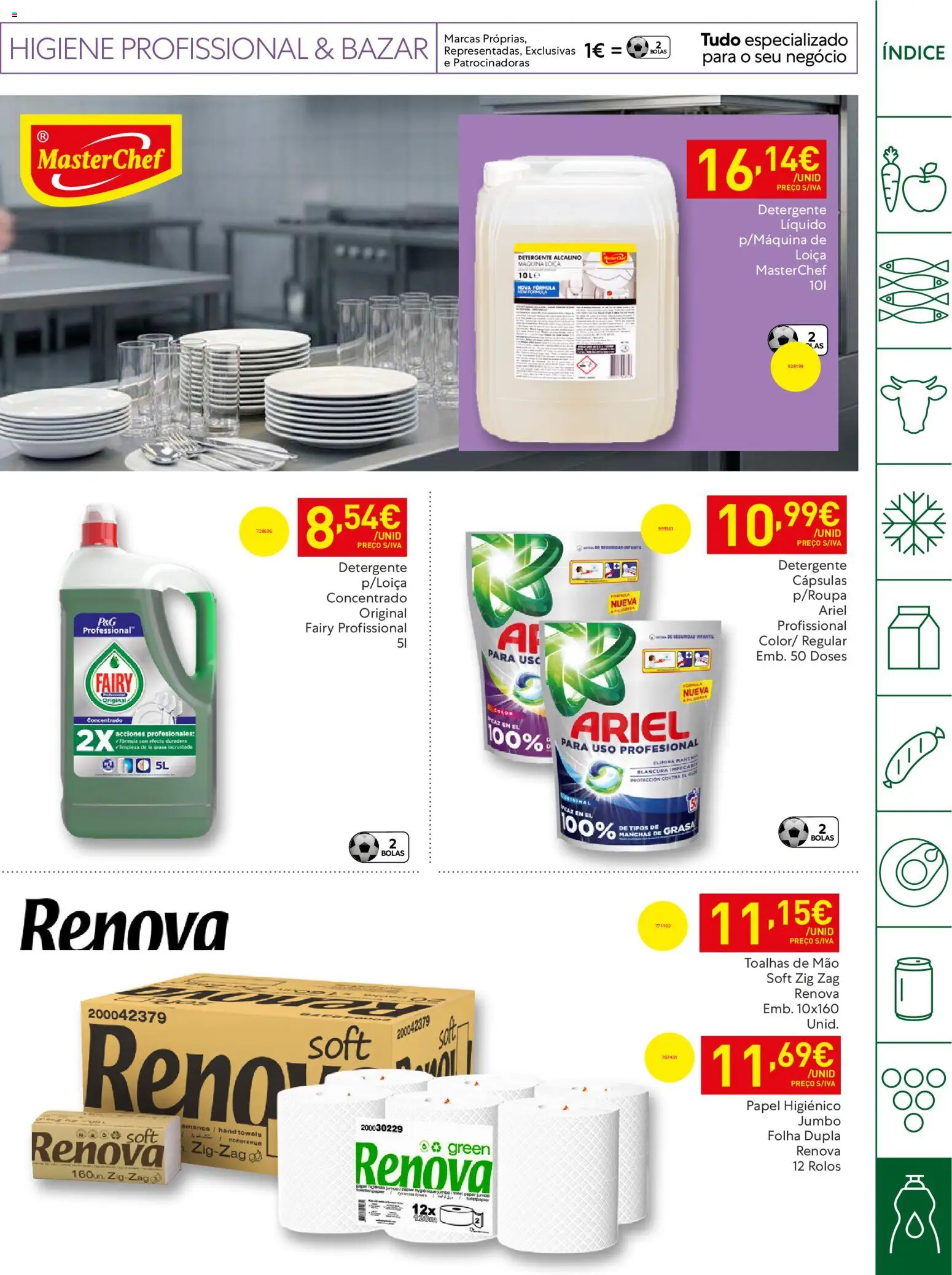 Recheio Horeca │ válido de 21.04.2026 | Página: 35 | Produtos: Papel higiénico, Detergente